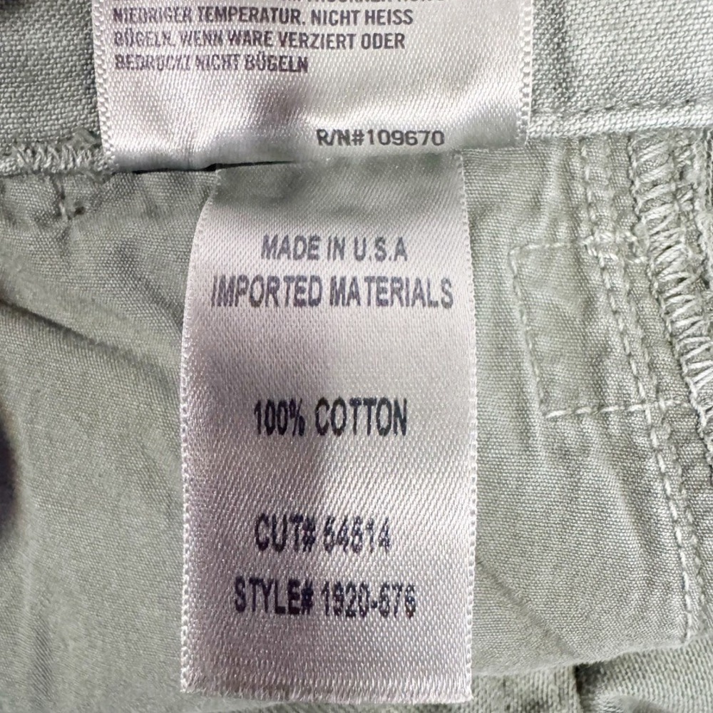 Citizens of Humanity | Hadley Curved Surplus Pant Army Green Pleated Barrel Leg - Picture 8 of 9